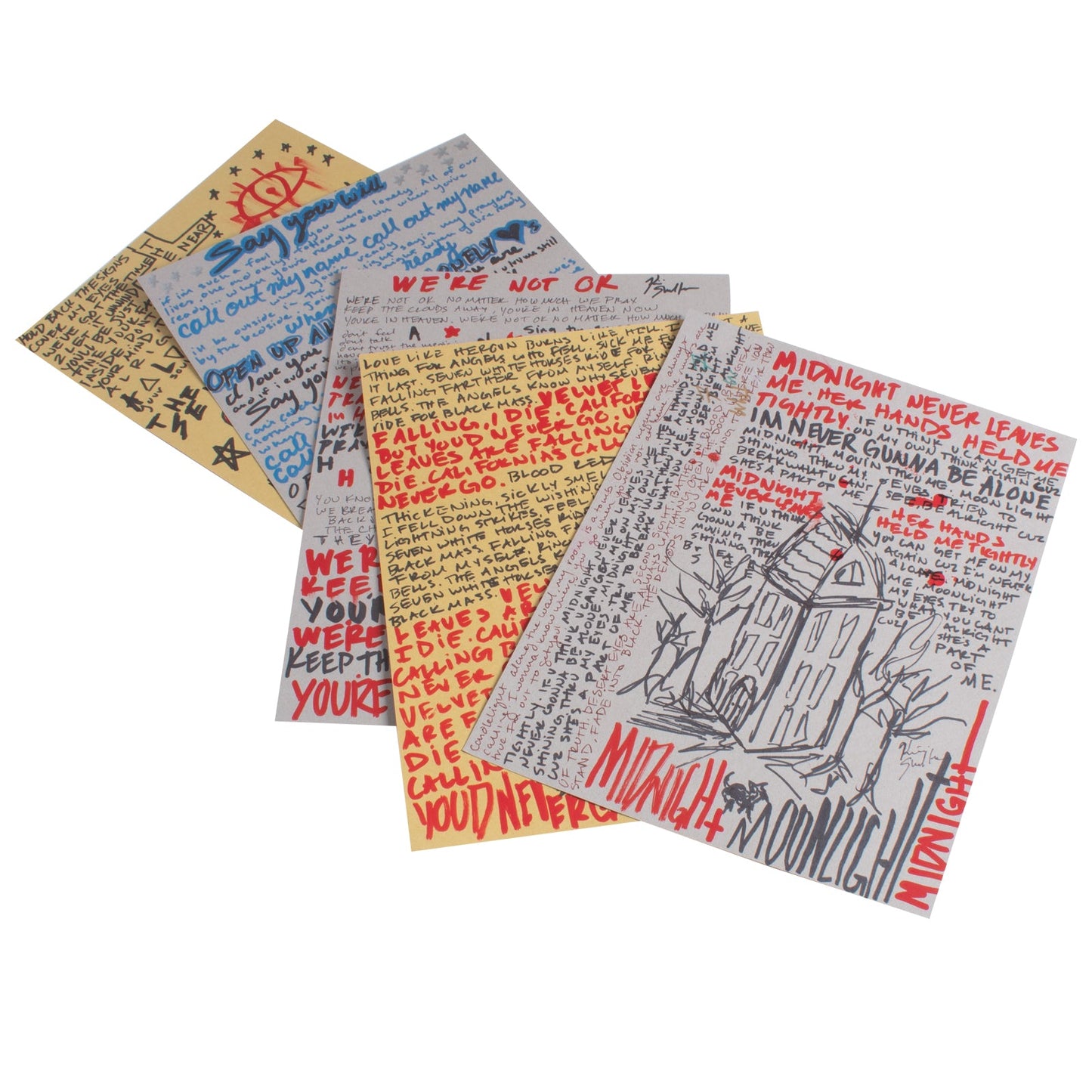 Starbenders Take Back The Night (vinyl) + Handwritten Lyric Sheet