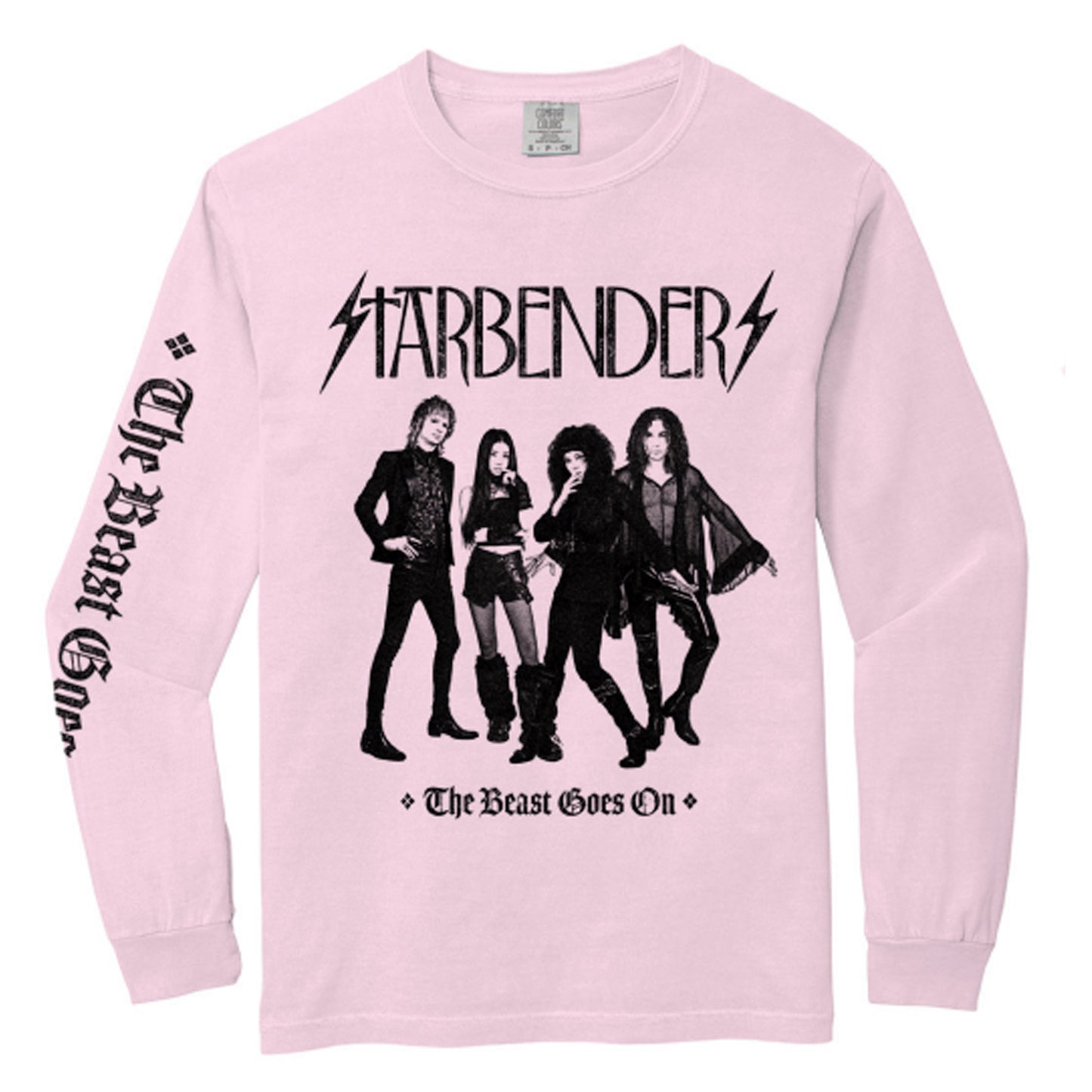 The Beast Goes On blossom pink Long Sleeve Tee