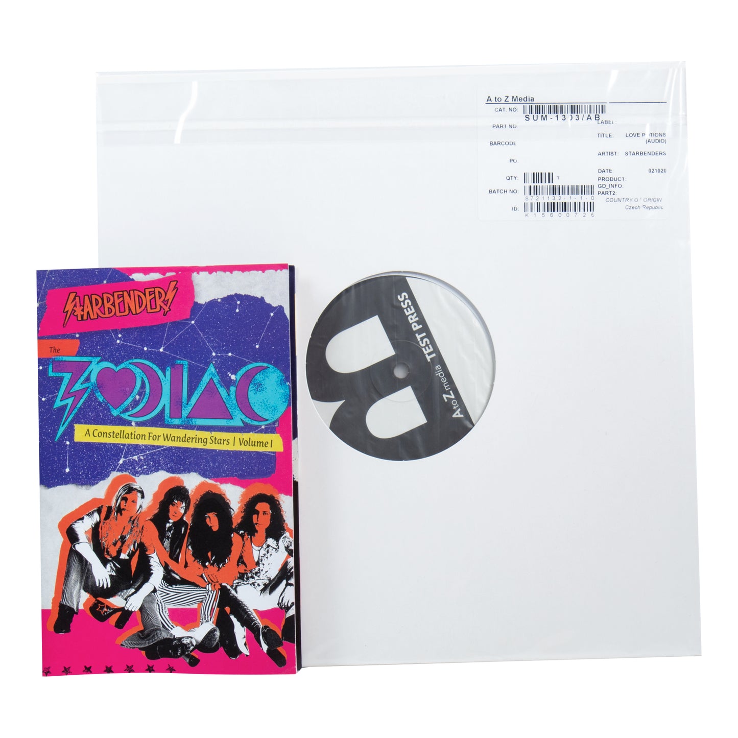 Starbenders – Love Potions Test Pressing with color zine RARE