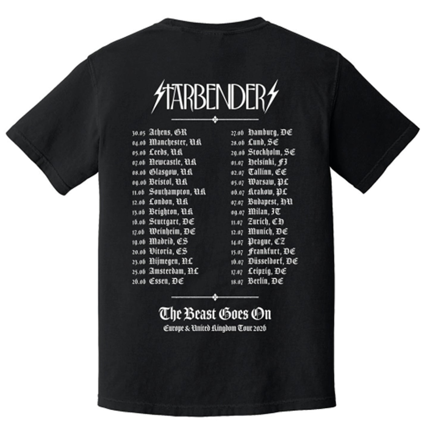 The Beast Goes On Tour Tee